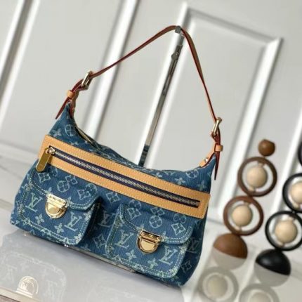 Louis Vuitton Denim Monogram Denim Baggy