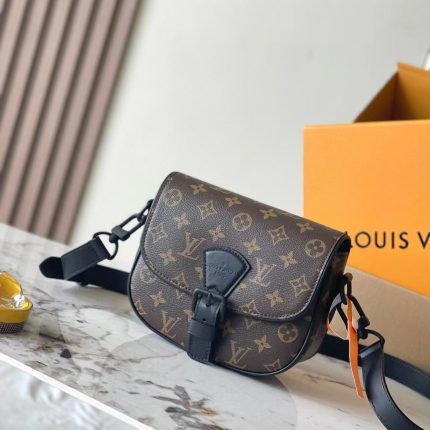 Louis Vuitton Montsouris Messenger PM​ Monogram Macassar Canvas