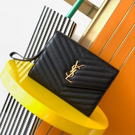 YSL Cassandre envelope clutch
