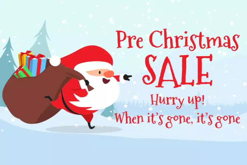 Christmas Sale Starts Now!